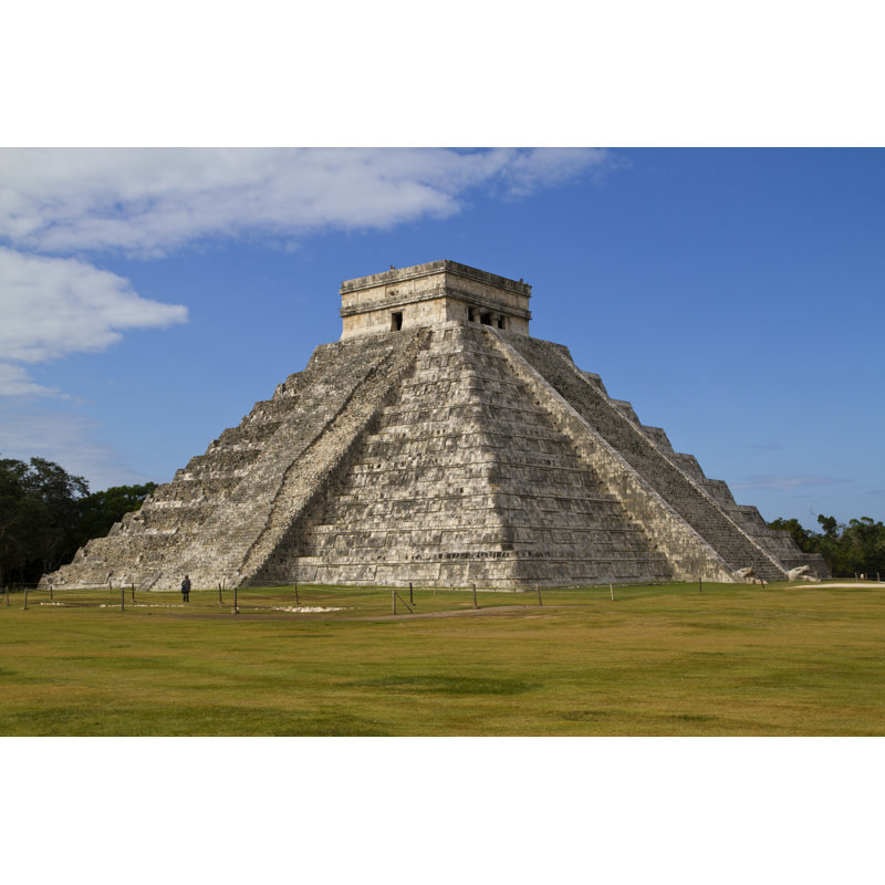 Annemasse Chichen Itza Pyramid - Wrapped Canvas Print, 20 cm H x 30 cm W x 3.8 cm D