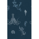 Sea Life 33' L x 20.5" W  Wallpaper Roll