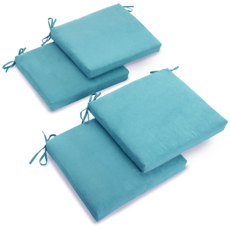 Coussin de chaise d'intérieur, Bleu aqua
