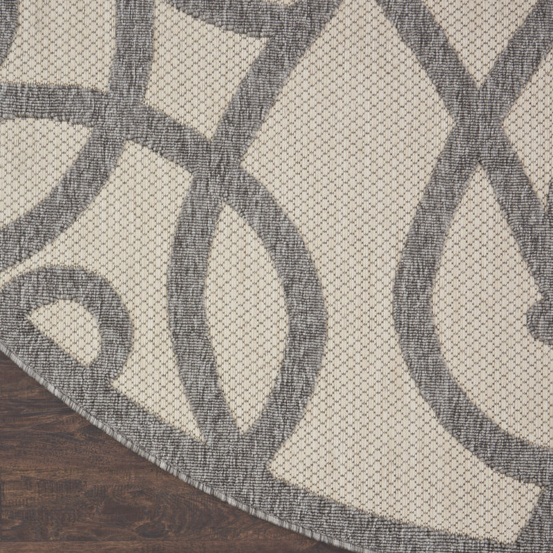 Tapis crème Therese, Rond 7 pi 10 po