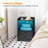 Geil 2 - Drawer Nightstand with Charging Station and LED Lights, End Table with 2 Drawers and Storage-1513048408