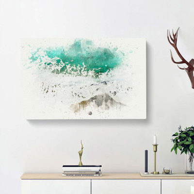 Ocean Dreams In Abstract - Wrapped Canvas