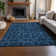Premium Machine Washable Cerrito AMF564 Navy Rug
