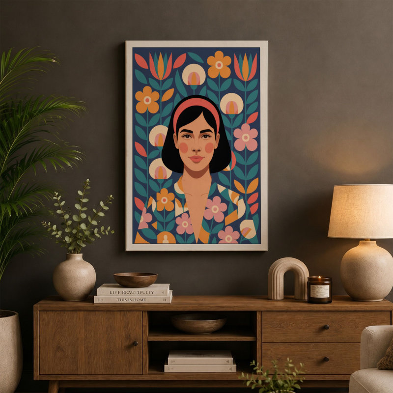 Print, 36x24 - 91.4 x 61.0 cm, Ochre Border