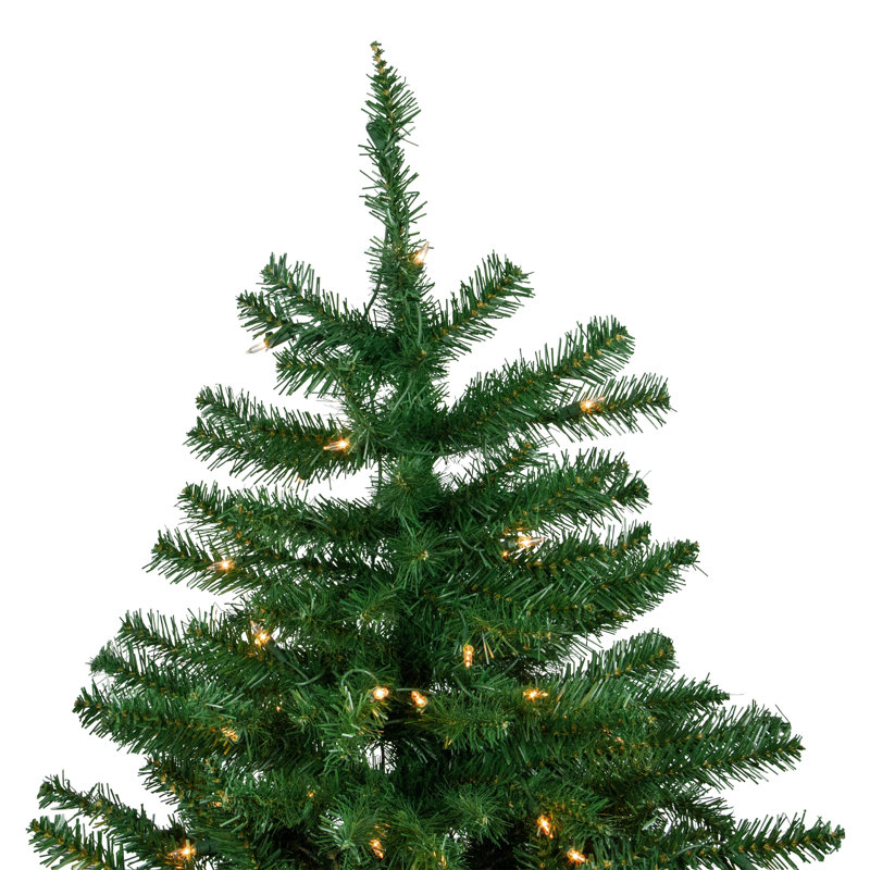 Arbre de Noël artificiel pin 9 pi avec lumières claires préinstallées 9 pi