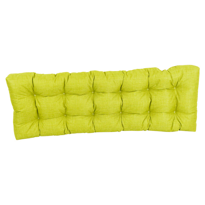 Outdoor 5'' Bench Seat Cushion, 55" W x 19" D, Lime