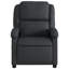 Fauteuil inclinable manuel Bryndle, dossier / repose-pieds réglable, cuir véritable-1162593121