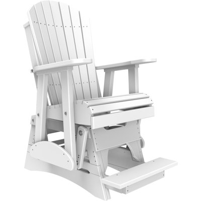 Chaise d'extérieur coulissante en polywood