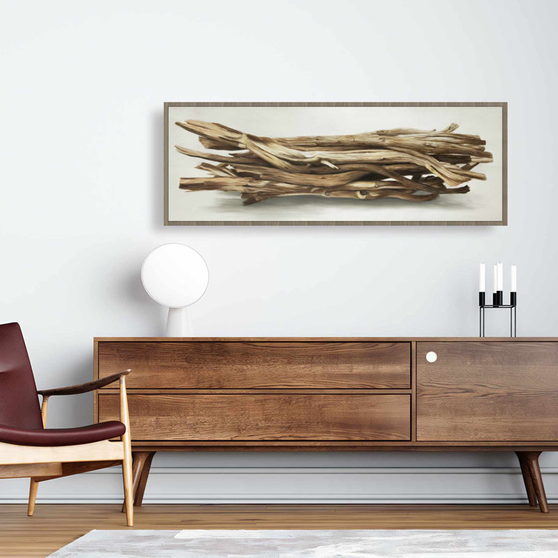 Toile de chambre à coucher Coastal Trees | Décoration en bois flotté au bord de la mer