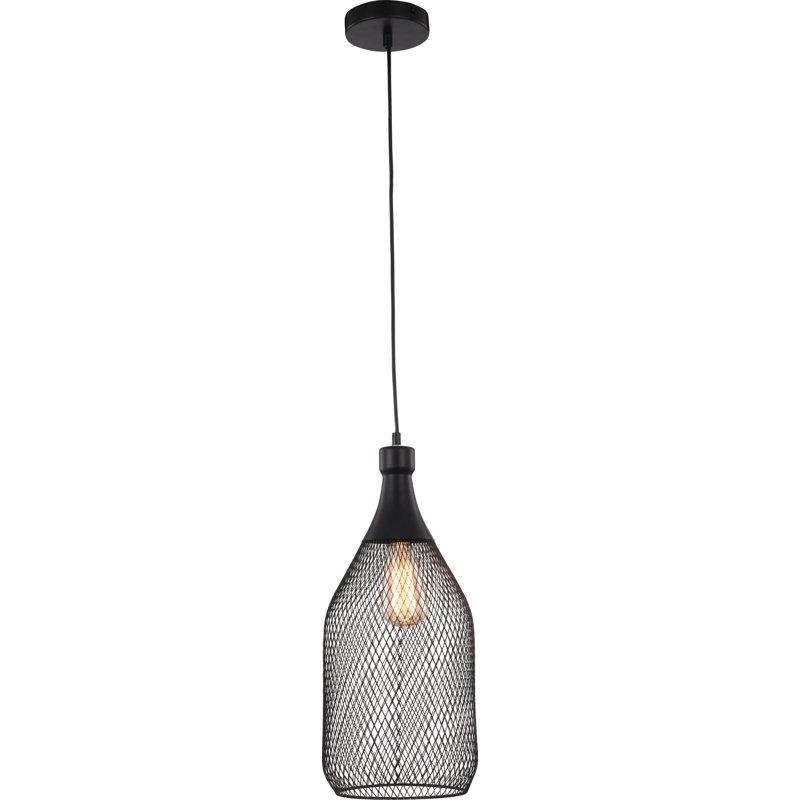 Luminaire suspendu à cylindre simple 1 lumières Cecila