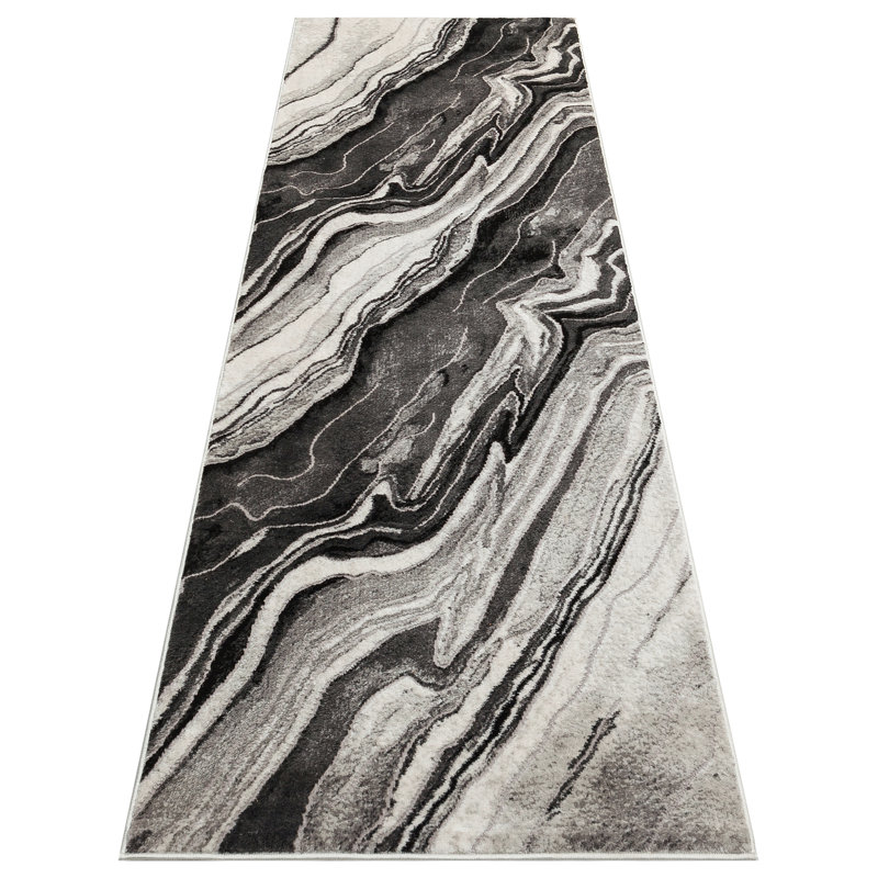 Dalibor Abstract Area Rug, Runner 80 x 240cm