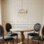  5 lumières de plafond de style lustre moderne en cristal doré antique à 5 lumières de 20 po pour salle à manger, chambre et vestibule