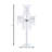 30.5'' H Crystal Floor Candelabra