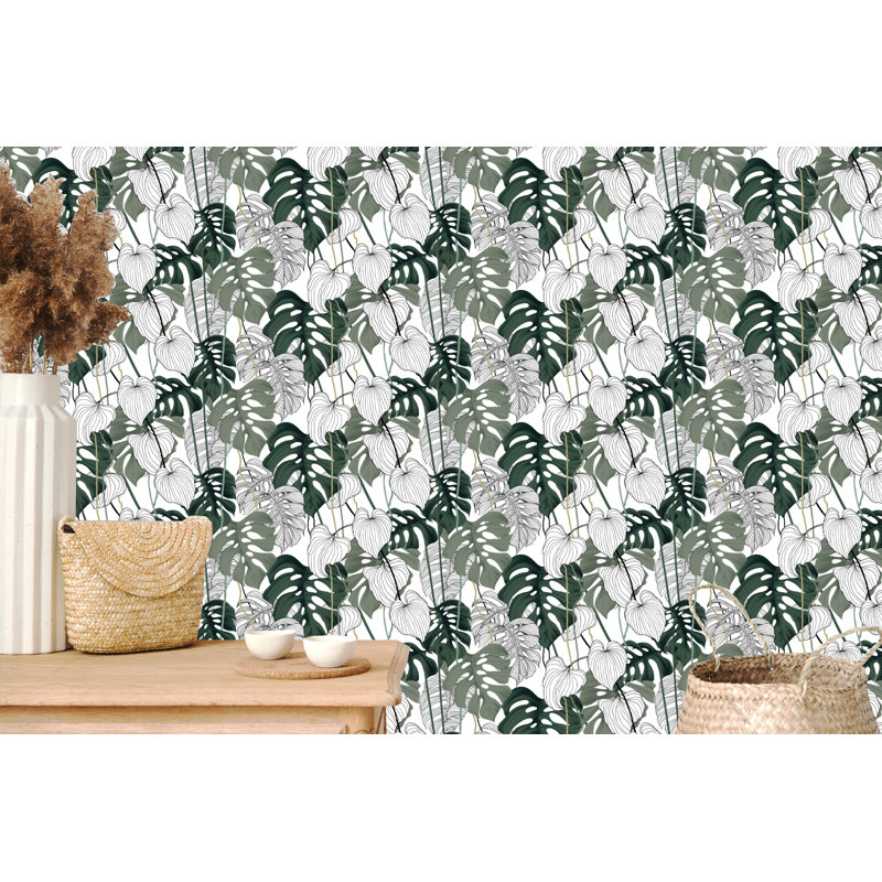 Charley Peel & Stick Floral Roll