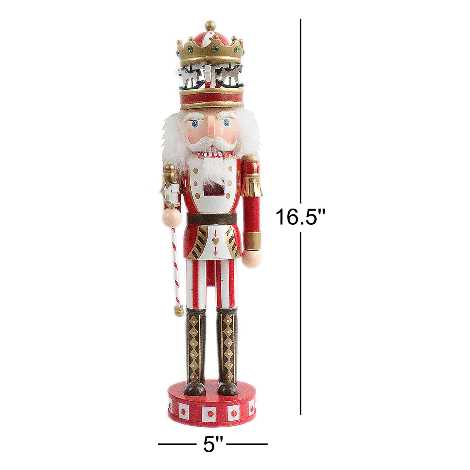 Merry-Go-Round Nutcracker Figurine