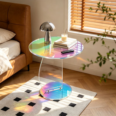 Pedestal Round Side Table