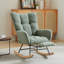 Chaise berçante rembourrée avec dossier haut-2018113859
