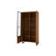 Laimondo Solid + Manufactured Oak Wood 2-Door Display Cabinet