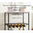 Padraic Metal Bar Cart