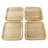 8" Square Salad or Dessert Plate