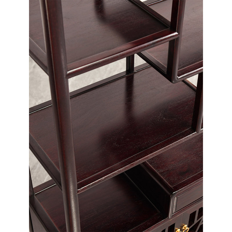 New Chinese Minimalist Style Bookcase