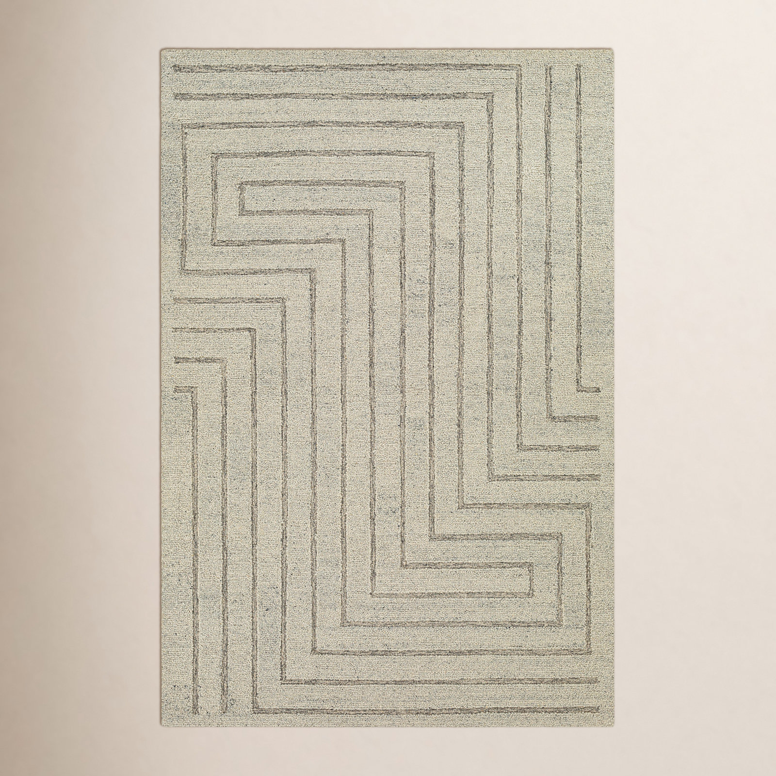Rafferty Handmade Wool Rug, Rectangle 8' x 10'