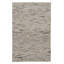 Tapis rayé fabriqué à la main en beige / noir-1135926750