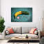 Chirurgie de la banane et de la courgette - Affiche murale surréaliste d'architecture fruitière contemporaine-719904698