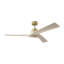 Visual Comfort Fan Alma Smart 52 Indoor Ceiling Fan with Natural Honey blades and Handheld Remote-2067444042-2067444044