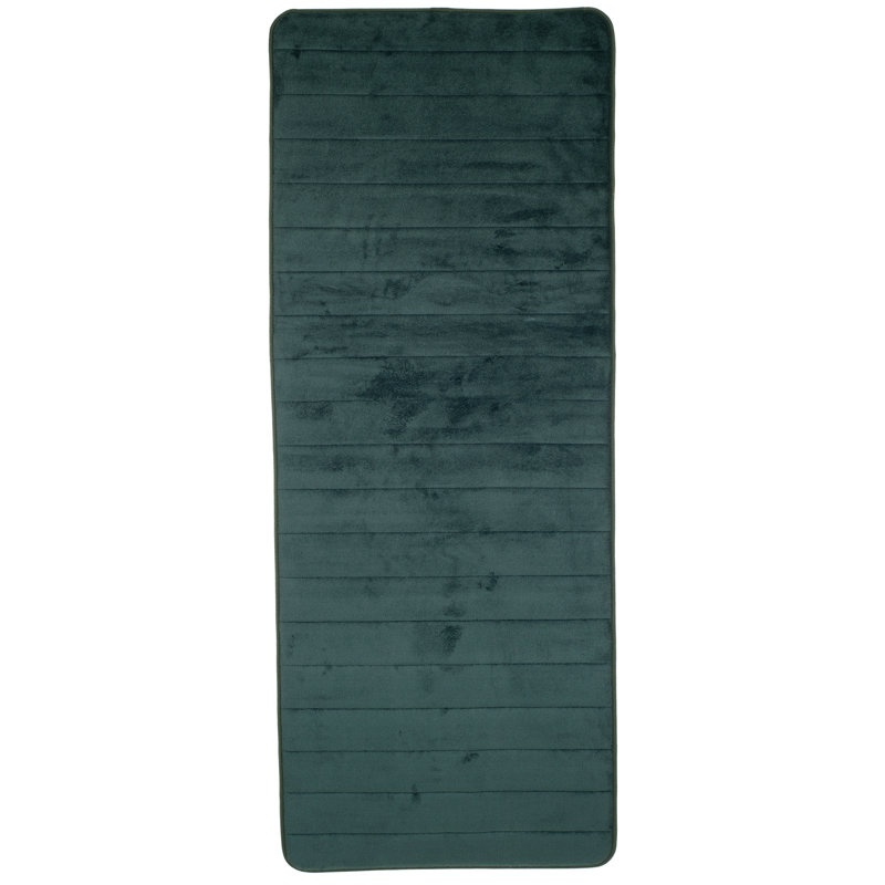 Très grand tapis de salle de bain Jaynne, Vert
