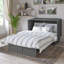 Lit escamotable en bois massif avec station de charge et matelas Kindig-25387742-88182137