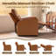 Fauteuil inclinable brun-1322252798