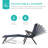 Jimell Outdoor Metal Chaise Lounge-14204045-14204046
