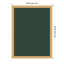 Tableau d'affichage en tissu encadré, 20 x 26, vert forêt, babillard pour l'organisation murale-1301914454