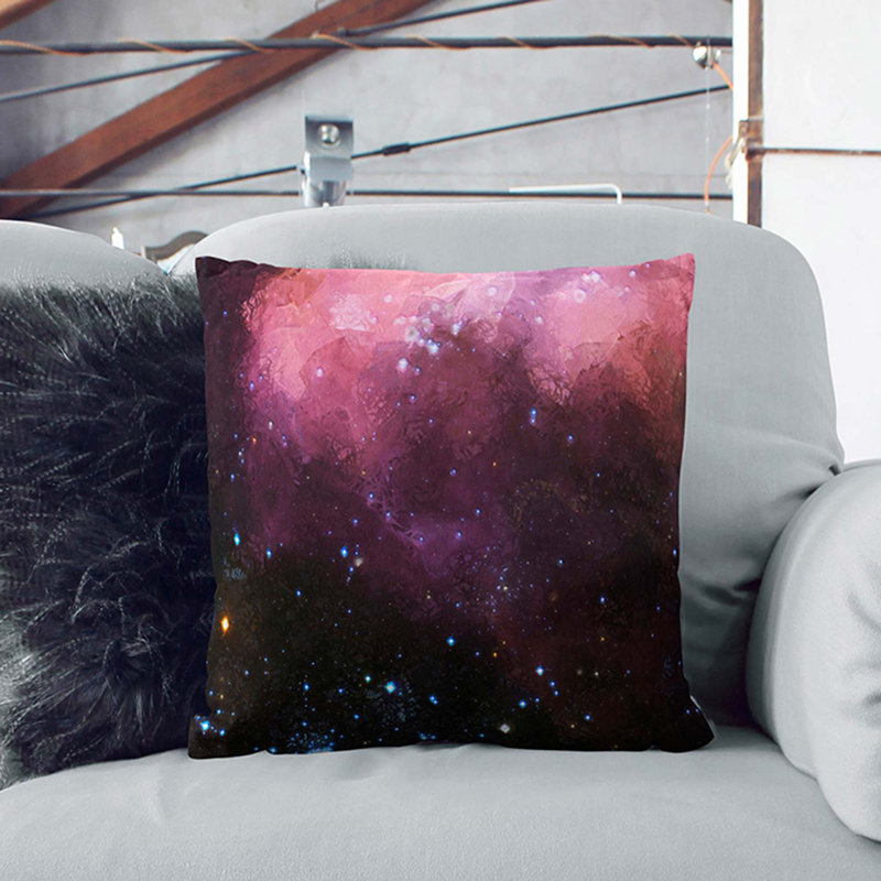 Square Throw Cushion, Stone, 55cm H x 55cm W x 20cm D