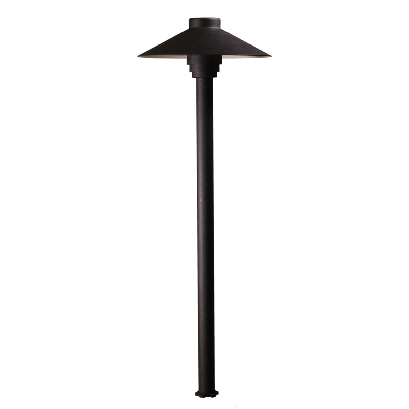 Powder Coated Finish Aluminium Pathway Light, Black