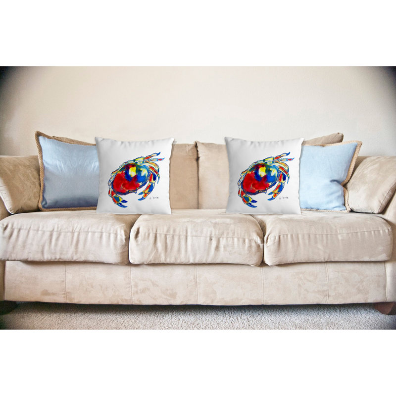 Coussin décoratif intérieur / extérieur Dungness Crab