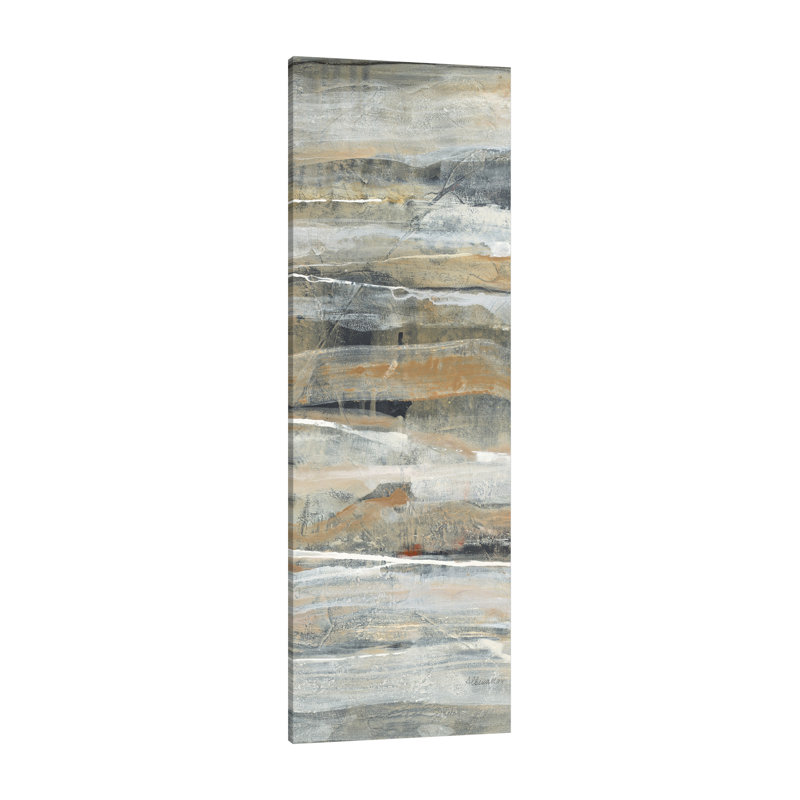 "Spring Stream III", toile tendue par Albena Hristova, H 36 po x l 12 po x P 1,5 po