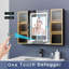 Arnis 39.37'' W 27.56'' H Surface Framed Medicine Cabinet Mirror 3 Fixed