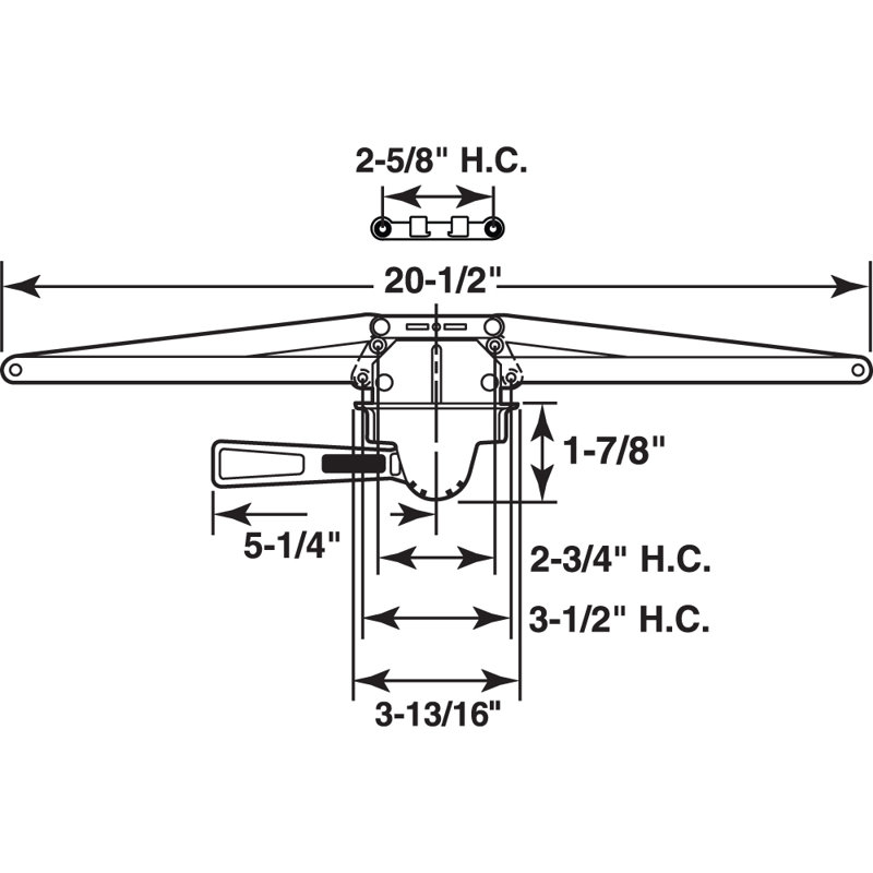 Keyless Sliding Window Lock Hardware