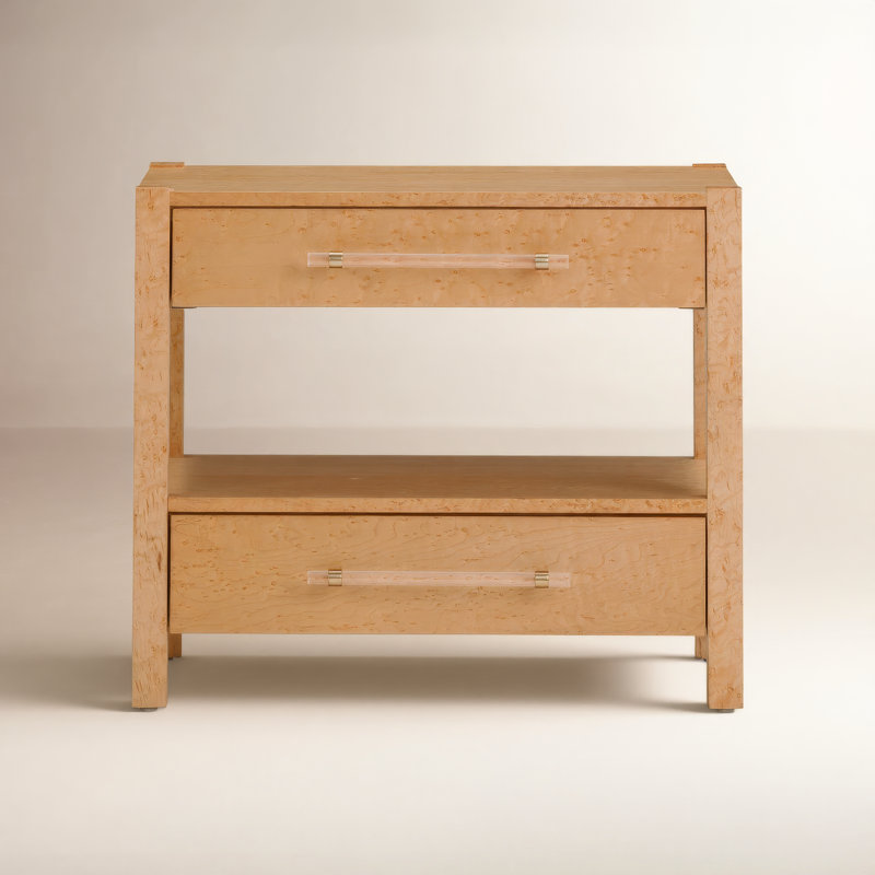 Omnia 26'' W Nightstand, Natural Maple