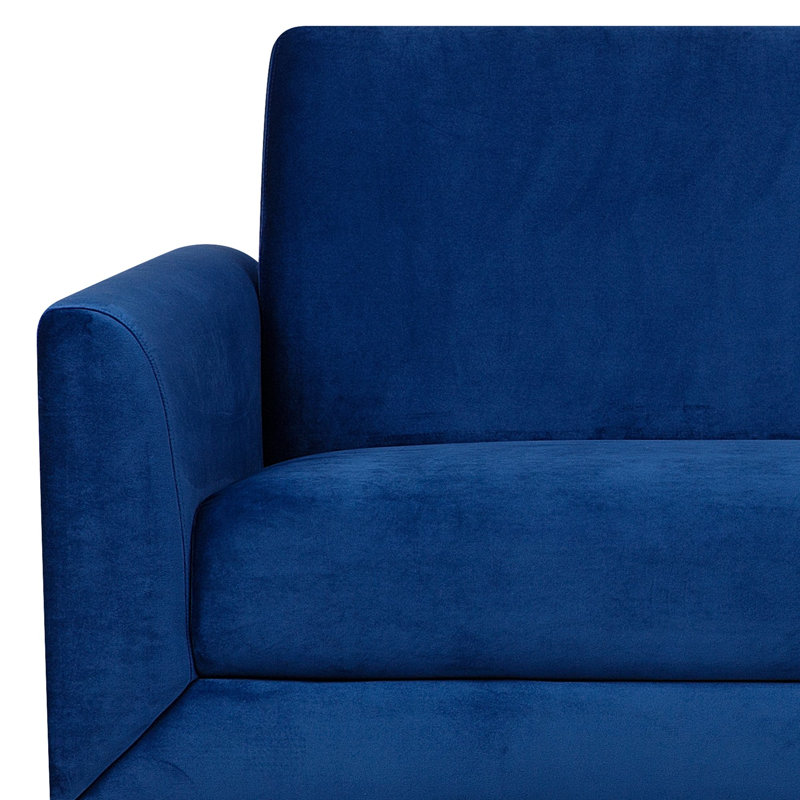 Francisque 3 - Piece Velvet Living Room Set, Blue