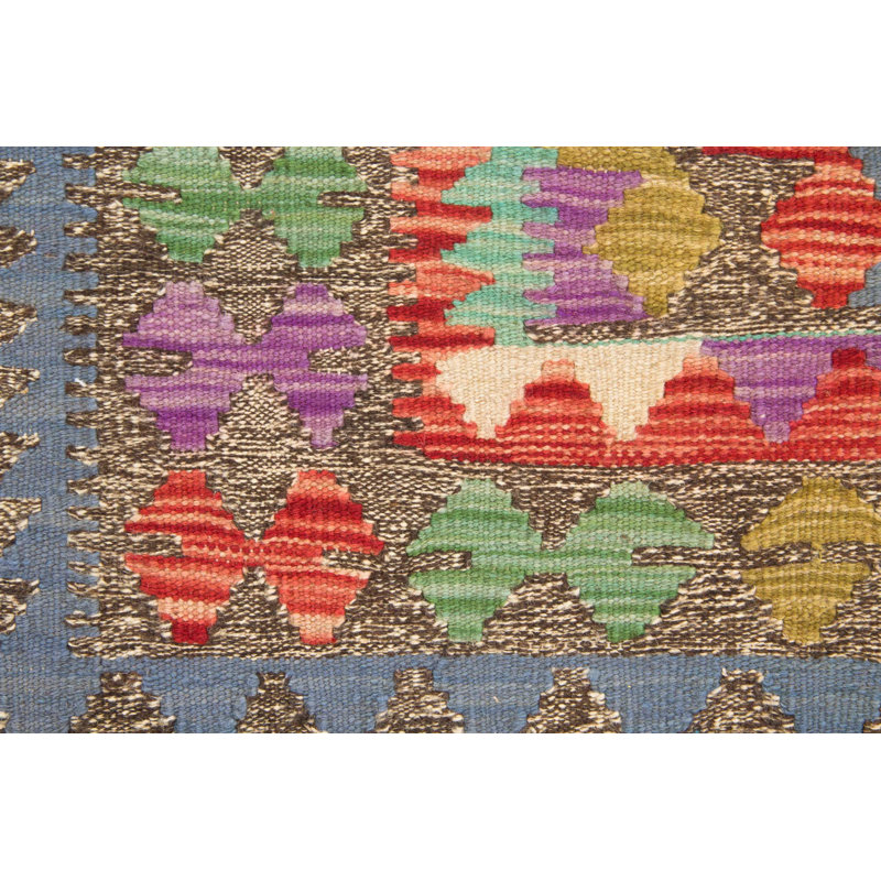 Rectangle 80 cm x 118 cm Geometric Hand Woven Kilim