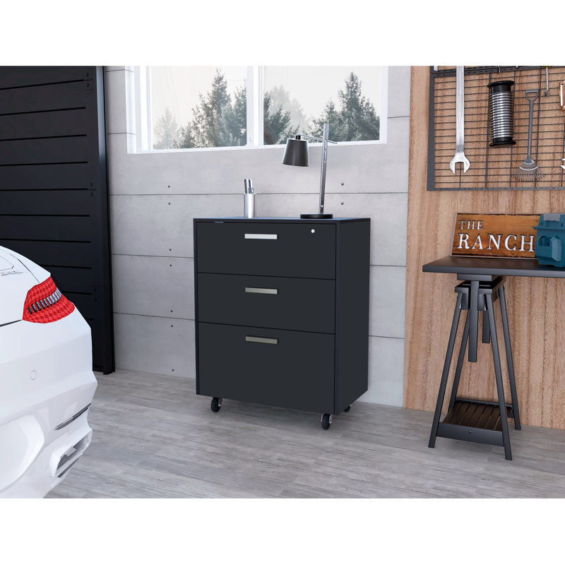 Armoire de rangement à 3 tiroirs Latash