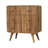 T-bar Ridged Chest, 3-Drawers, Light Brown