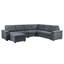 Canapé modulaire en tissu 7 places avec repose-pieds Isla-489144862
