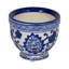 Ceramic Chinoiserie Candle - 4" 6Oz, Blue/White
