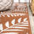 Carnearney Nevis Palm Frond Orange/Cream Indoor/Outdoor Rug-70302676
