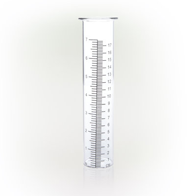 Weather Resistant Glass Animals Rain Gauge
