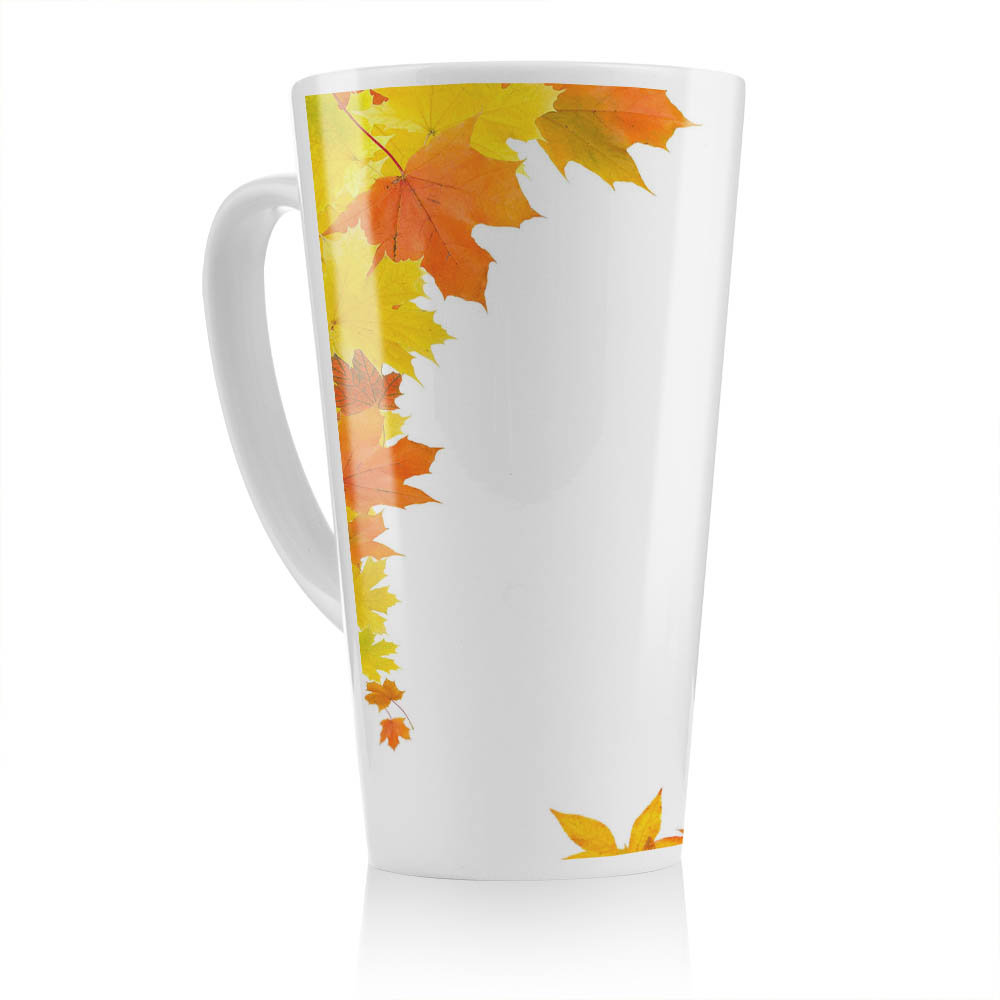 Autumn Border Latte Mug